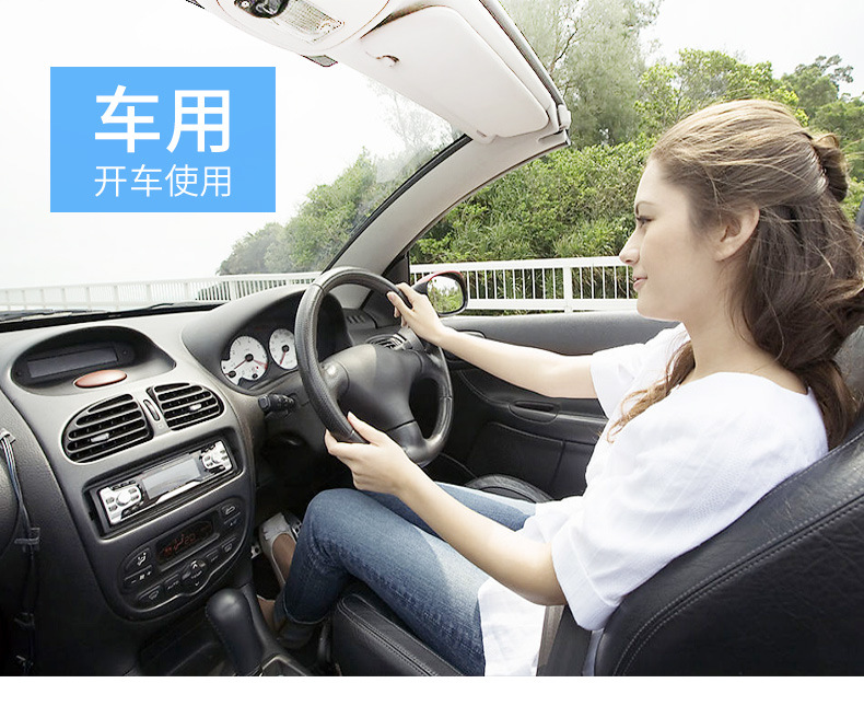 Car Seat Summer Ice Silk Lumbar Support Breathable Waist Support Chair Back Cushion Small Leather Cushion Massage Office Backrest