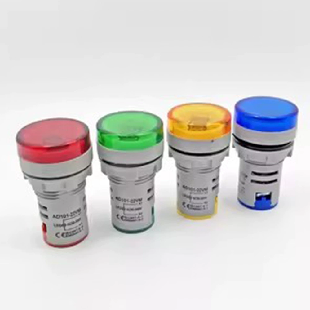 AD101-22VM DSV с индикатором напряжения, трехразрядный индикатор V, AC50-500V, красный/зеленый/желтый/синий