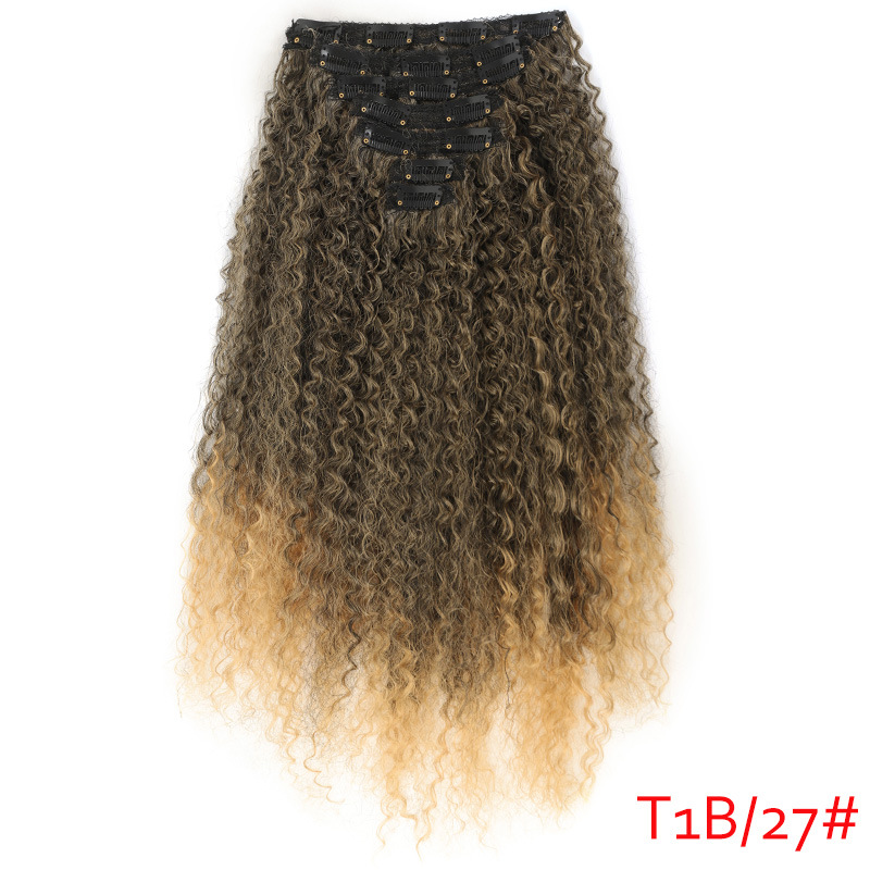 Extension per capelli e parrucche parrucca con extension per capelli sintetici 50cm140g extension per capelli fermagli per arricciare extension per capelli ricci piccoli da donna set da 7 pezzi_voghion.com