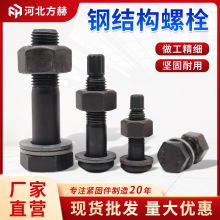 钢结构扭剪螺栓大六角螺栓高强度钢结构螺丝10.9级钢结构螺栓
