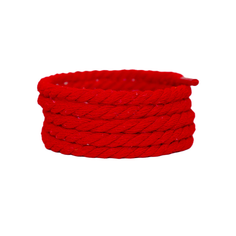 Cordón de lino de seda de seda de seda de seda para la Fuerza Aérea AF1 algodón de poliéster fino 0.5cm lindo cordón redondo de color sólido accesorios de cordón