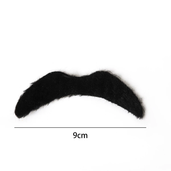 Eight -character single beard black