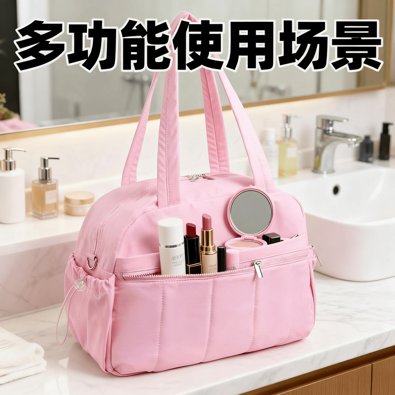Factory Ready-Made Travel Luggage Bag, Women's Fitness Bag, Wet and Dry Bag, Women's Carry-On Compartment Luggage, Waterproof Fitness Bag
