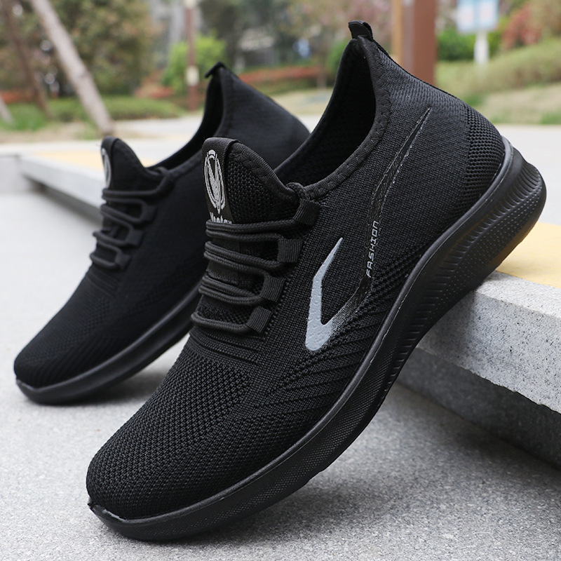 Zapatos de lona de verano para hombres viejos zapatos de tela de Beijing zapatos casuales respirables zapatos de conducción de zapatos de trabajo de un solo pie