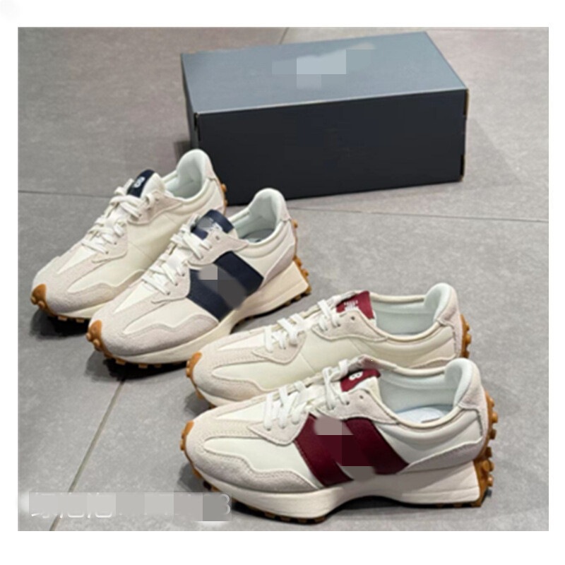 Putian Shoes Pure Original New Balance Nb327 Classic Gray Running Sports Retro Casual Unisex Couple Style Dad Shoes