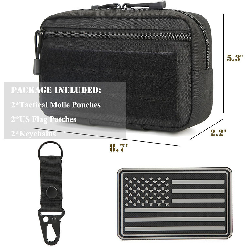 Outdoor Laser Medical Bag Multifunctional Tactical Waist Bag Molle Accessory Bag Camouflage Waist Bag Cross-Border Hot-Selling Set