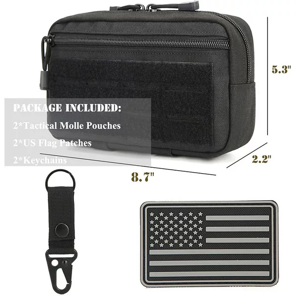 Outdoor Laser Medical Bag Multifunctional Tactical Waist Bag Molle Accessory Bag Camouflage Waist Bag Cross-Border Hot-Selling Set