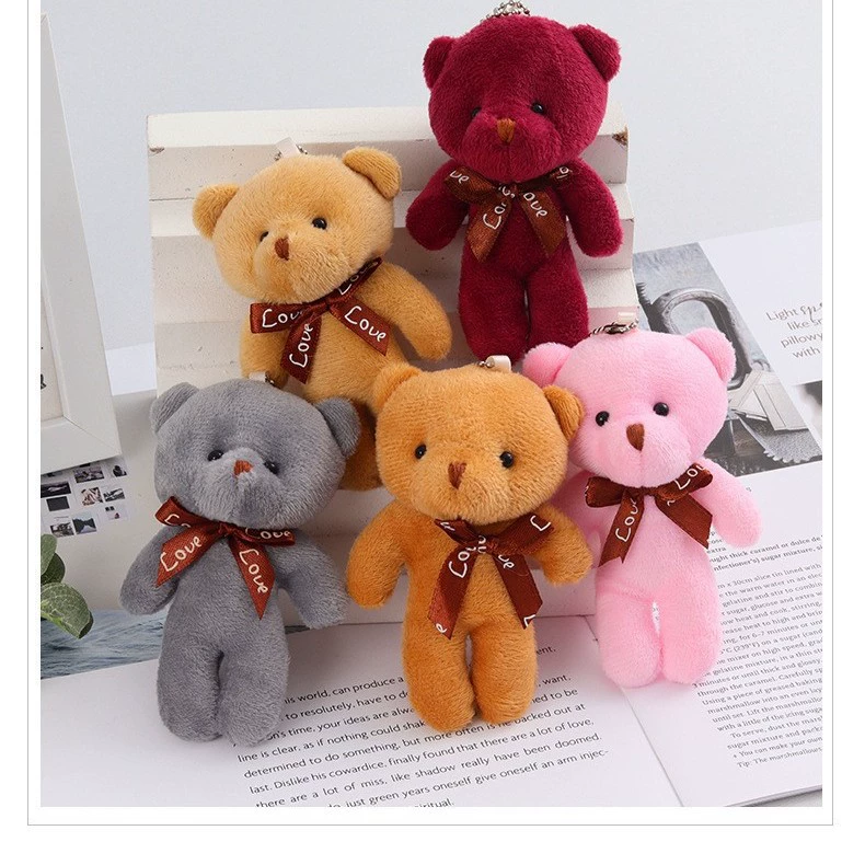 Плюшевый кулон уличного киоска, маленькая кукла, подвижная плюшевая игрушка, кукла зодиакального пальца семейства животных