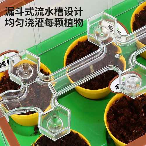 Planting greenhouse mini sunroom creative plants, handmade DIY materials for science experiment observation and learning toys