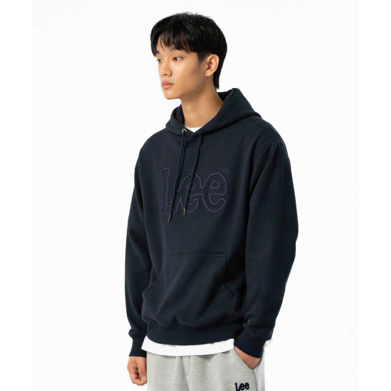 スポット韓国リー文字刺繍フード付きスウェットシャツ男性と女性のための春と秋のカジュアル多用途フード付きスウェットシャツジャケット|undefined