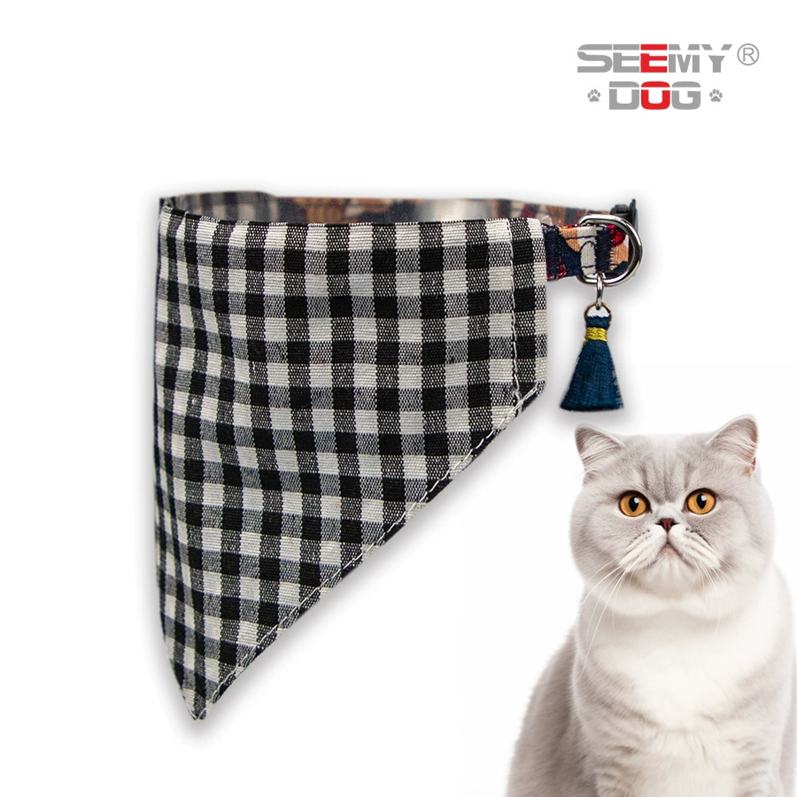 Специальные цены трансграничные амазонские питомцы ошейник котенок собака треугольное полотенце слот полотенце безопасности застежка ожерелье клетка милая