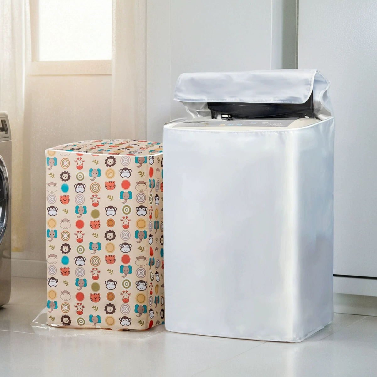 Колонка для стирки водонепроницаемый солнцезащитный крем крышка Haier Little Swan утолщение простой стиральной машины крышка 8 кг