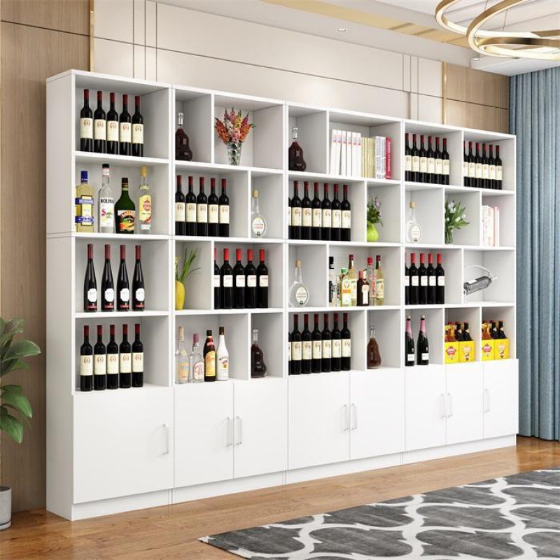 酒柜客厅靠墙红酒柜展示柜隔断展示架酒架茶叶落地柜陈列烟柜货柜