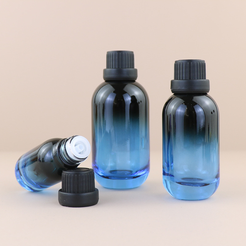 厚い底の新型エッセンシャルオイルの瓶の10mlの30mlの50nl化粧品は空の瓶を分けて配合します。|undefined