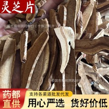 长白山东北黑灵芝切片干货粉批发大别山野生紫芝片赤芝片送礼泡酒