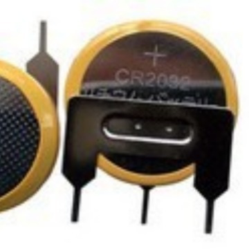 电池3V纽扣电池 CR2032立式三脚15MM焊脚电池 提供焊脚