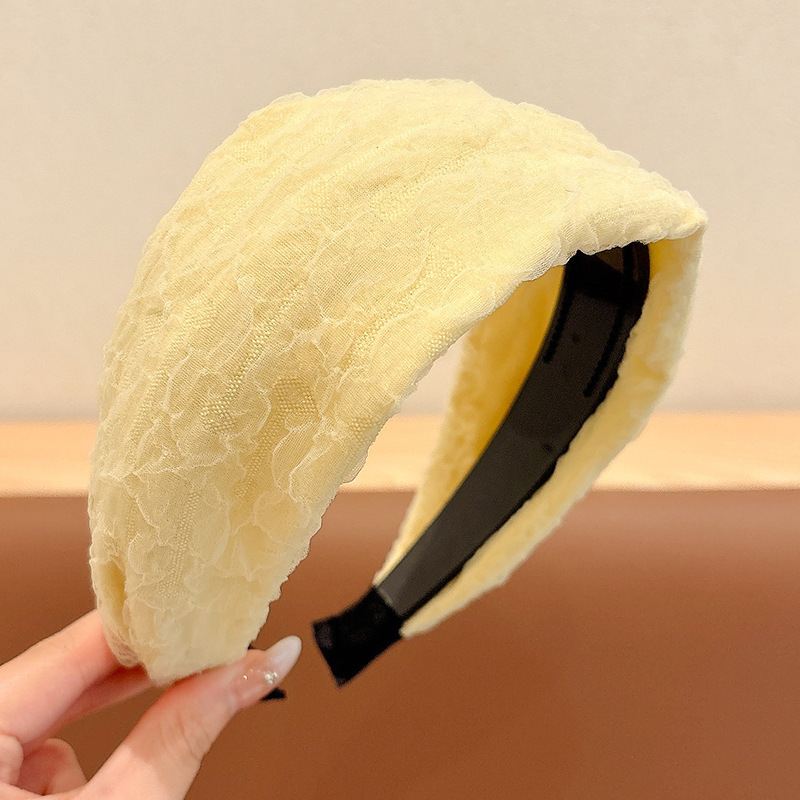 Brazo de cabello negro plegado para mujeres retro francés alto cráneo de borde ancho brazo de cabello de compresión para el cabello Bundle para el cabello fuera de la guarnición universal image 89