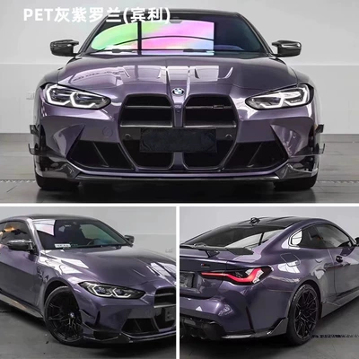 Ppf Paint Protection Film Full — Auto Color Change Film - pet-gray-violet-bentley-152m-x-17m