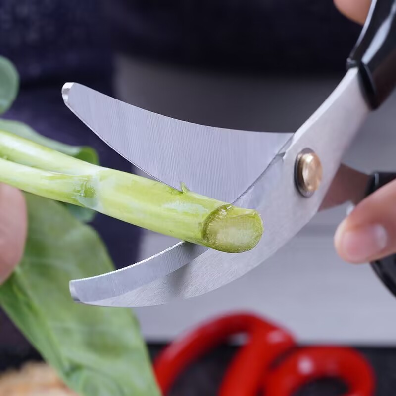 Pinzas de barbacoa coreanas de acero inoxidable engrosado, pinzas para pan y alimentos, pinzas de cocina coreanas extendidas para carne a la parrilla y buffet.
