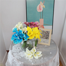 一件代发手感迷你把束马蹄莲仿真花 假花批发婚庆家具摄影装饰人