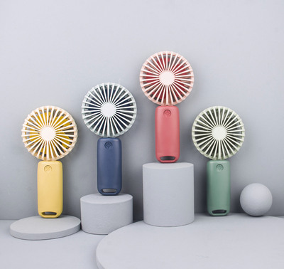 2022 new pattern hold Fan desktop Fan Mini Fan outdoors Fan mobile phone Bracket Fan