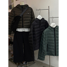 时简 胶囊衣橱 精致绣花蓬松鹅绒羽绒服冬新款保暖加厚外套62716