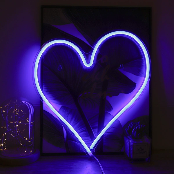 Heart blue