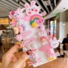 9#pink rabbit 14 sets of sets [card paper dress]