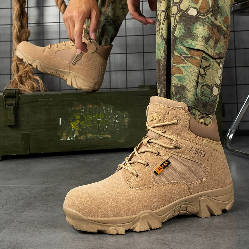 Высокие ботинки Мужские большие размеры внешней торговли