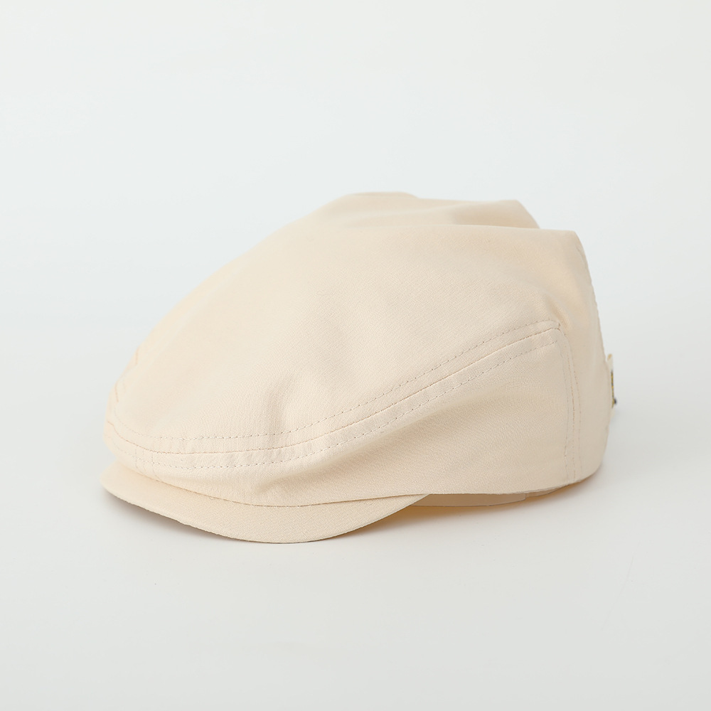 Sombrero japonés retro para niños periódicos nuevos letras bordadas boinas pintores para niños y niñas gorras de boca de pato gorras