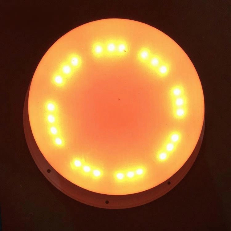 Ventas calientes LED mecha base 175MM productos luminosos rotomoldados fuente de luz infrarroja inteligente control remoto recargable