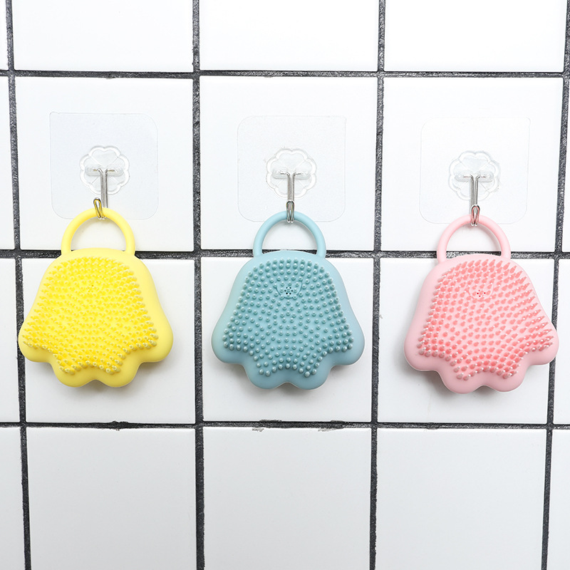 Baño artefacto gato garra bebé cepillo de baño de silicona hogar multi-funcional masaje champú cepillo de baño de espuma de nuevo