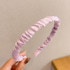 Sponge summer thin headband, fashionable hairpins, hair accessory for face washing, Korean style, new collection