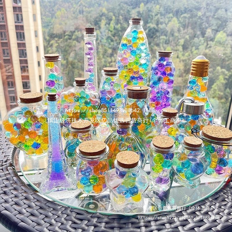 海洋宝宝水晶球水泡霸王泡大珠水宝宝玩具珠海绵宝宝吸水珠无