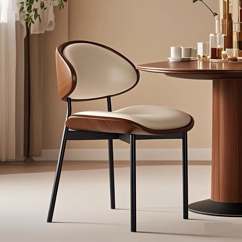 Light luxury solid wood dining chair, vintage style home upholstered chair, backrest chair, makeup chair, Nordic new style restaurant dining table chair Light luxury solid wood dining chair, vintage style home upholstered chair, backrest chair, makeup chair, Nordic new style restaurant dining table chair