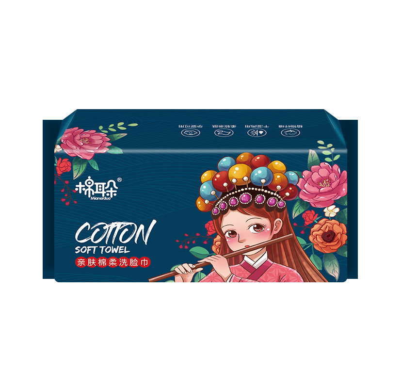 Extraer toalla de lavado de cara desechable engrosada portátil, desmaquillador de belleza, toalla de limpieza de cara al por mayor, toalla de limpieza de algodón, toalla suave de algodón