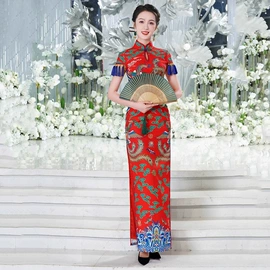 旗袍;披肩;舞台/表演服