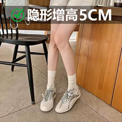 本革バージョン~女性用厚底道徳訓練靴、夏の新しい通気性のあるカジュアルスポーツメリージェーンシューズ、女性用多用途フォレスト・ガンプシューズ