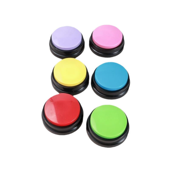 Pet Communication Button Cat Recording Talking Dog Voice Button Pet Dialogue Training Bell Button Toy