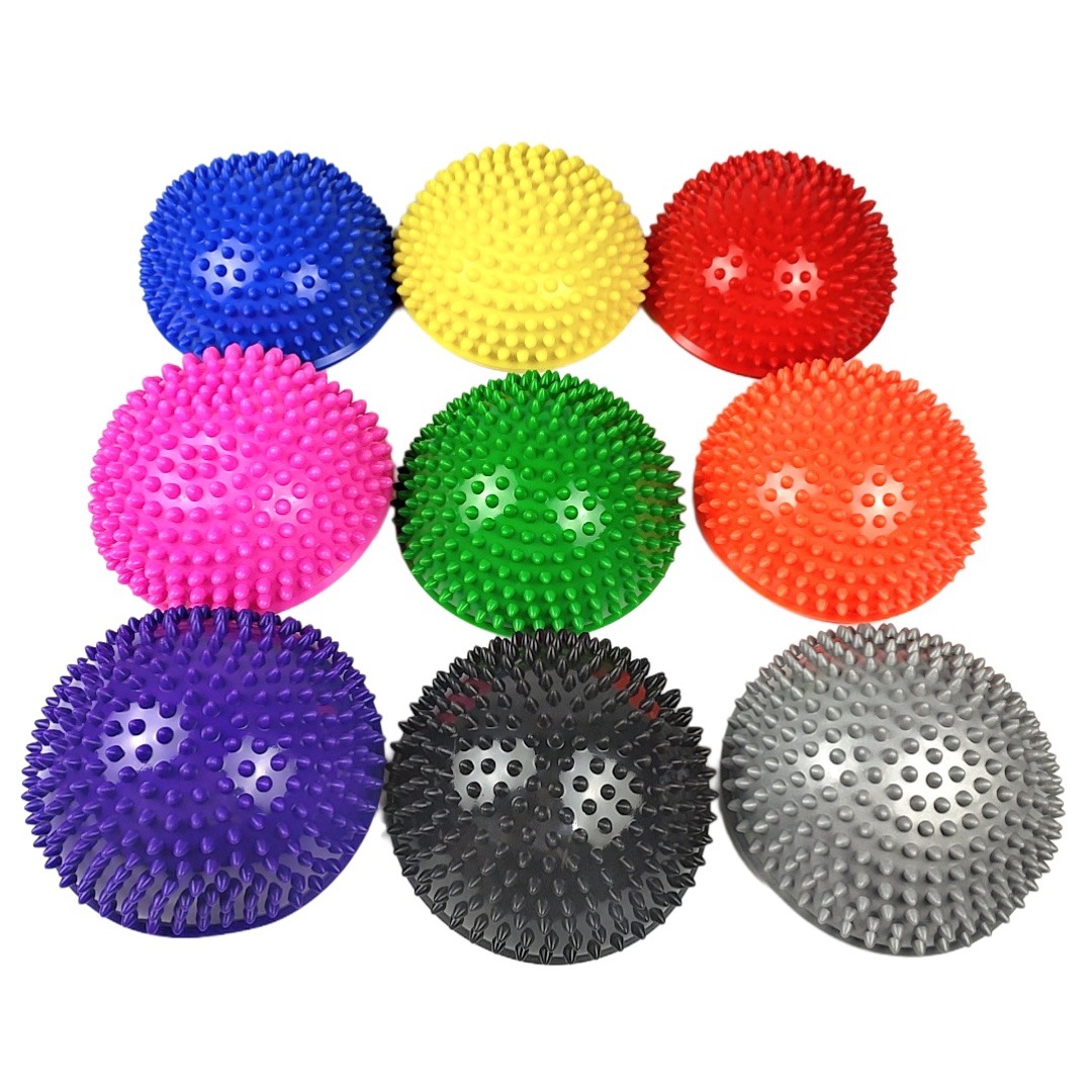 Pelota sensorial de PVC tipo durián para niños, ideal para entrenamiento de equilibrio, yoga y masaje plantar