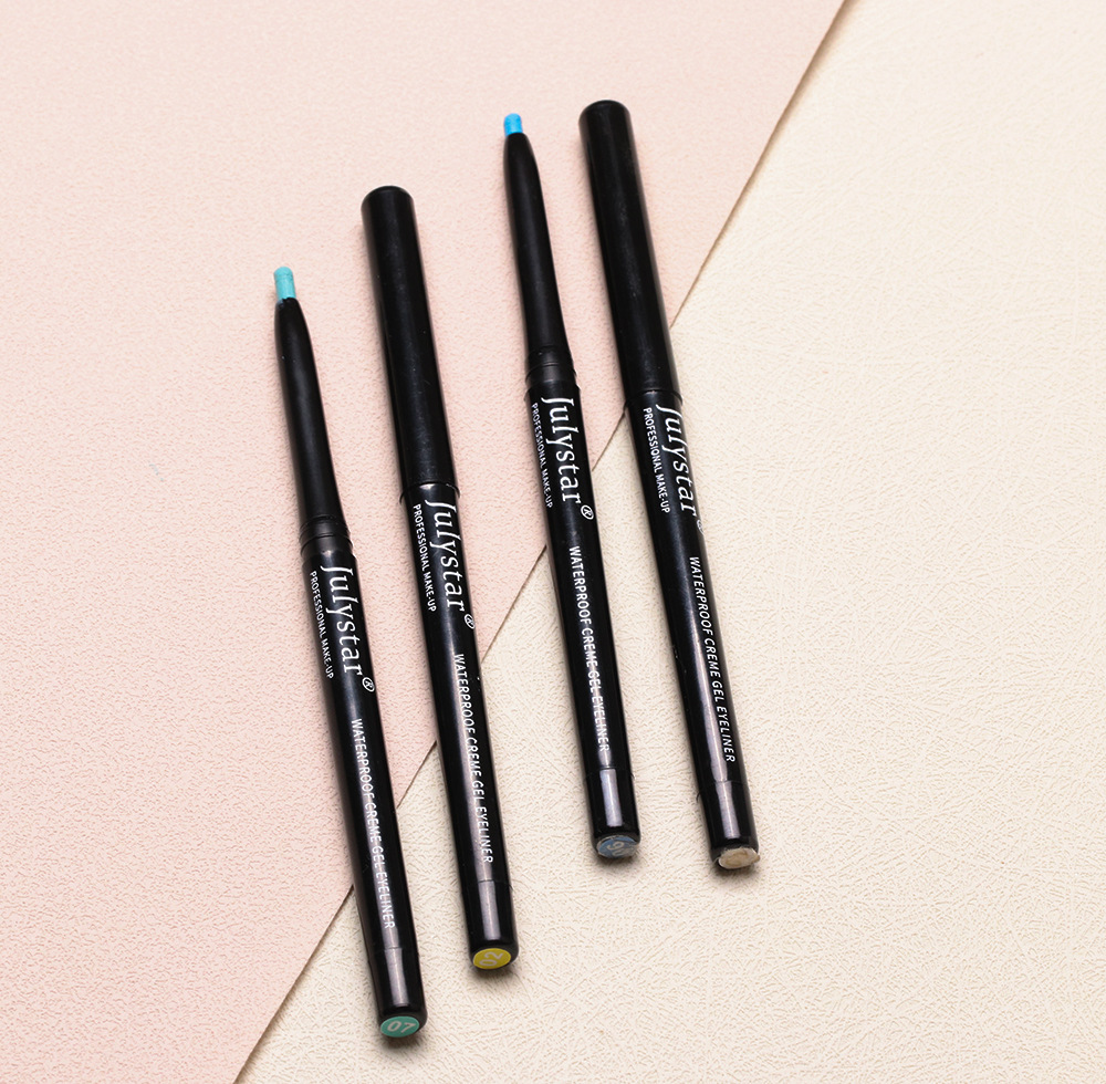Julystar durable color gel waterproof and not easy to smudge white eyeliner pen_voghion.com