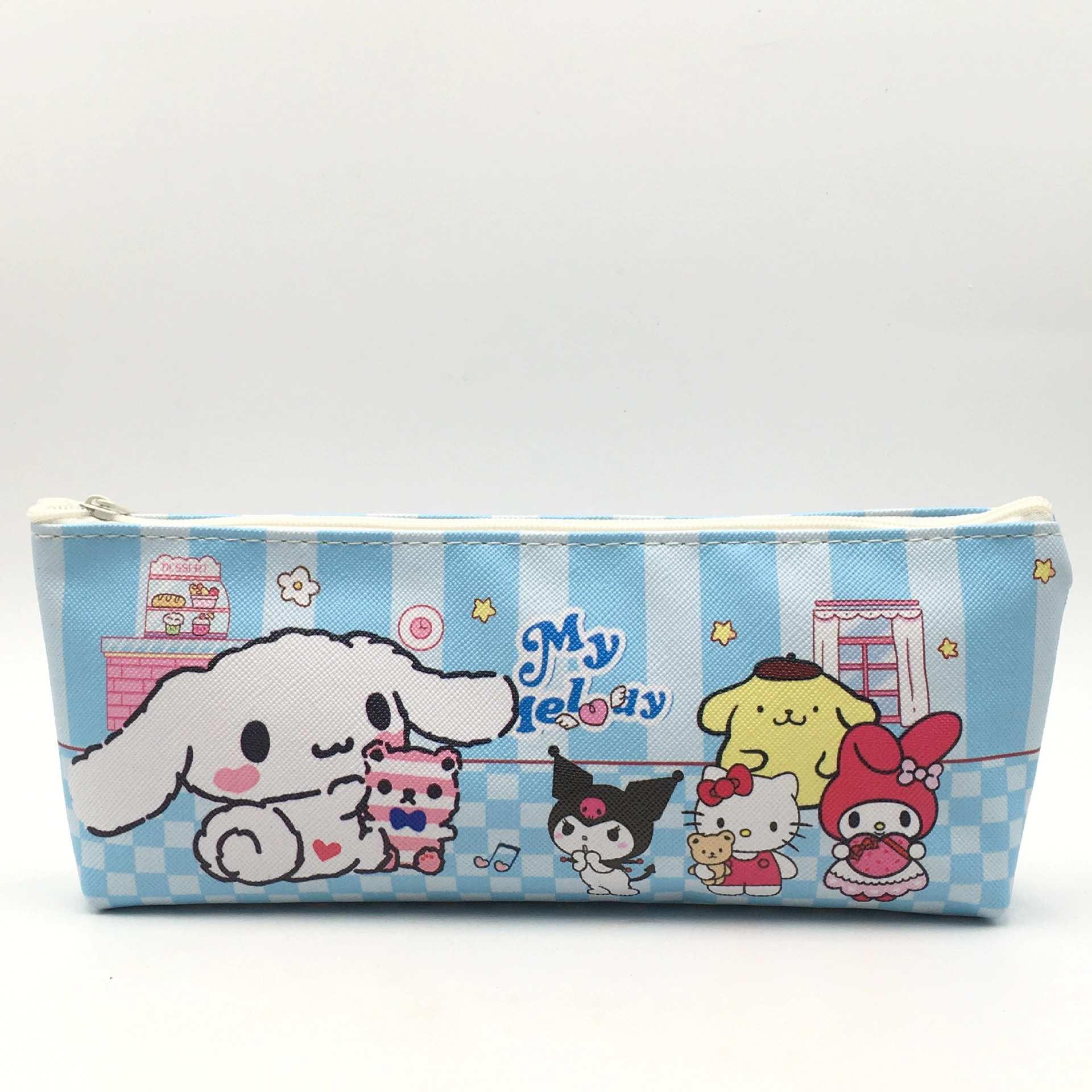 Набор Sanrio Family: сумка-ручка Kuromi Pudding Jade Gui Dog Melatti Big Ear Dog Cat Зипер сумка для хранения