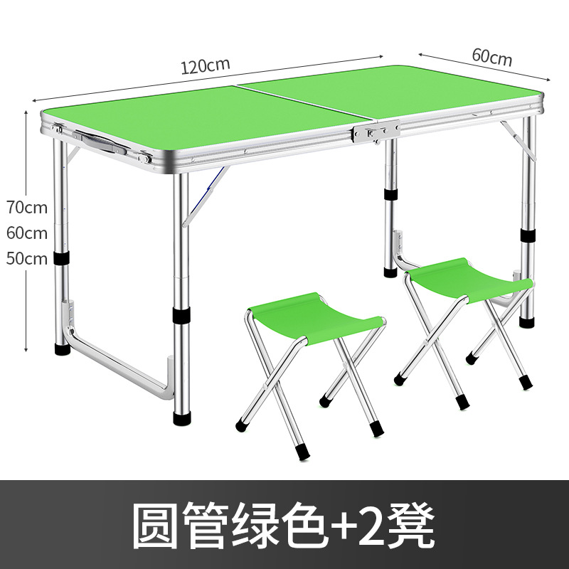 Puesto de mercado nocturno, mesa pequeña plegable rectangular portátil, mesa de comedor para el hogar simple, mesa plegable para exteriores