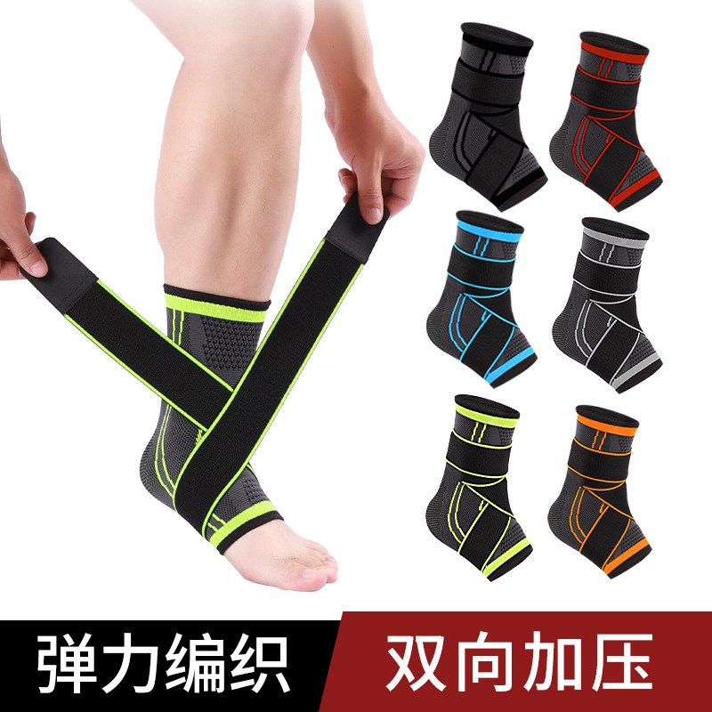 Correa de Protección deportiva protección del tobillo baloncesto compresión protección del tobillo compresión bidireccional protección del tobillo transpirable protección del tobillo de punto correr