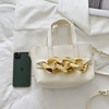 Tide, handheld capacious chain, fashionable shoulder bag, 2021 collection, internet celebrity