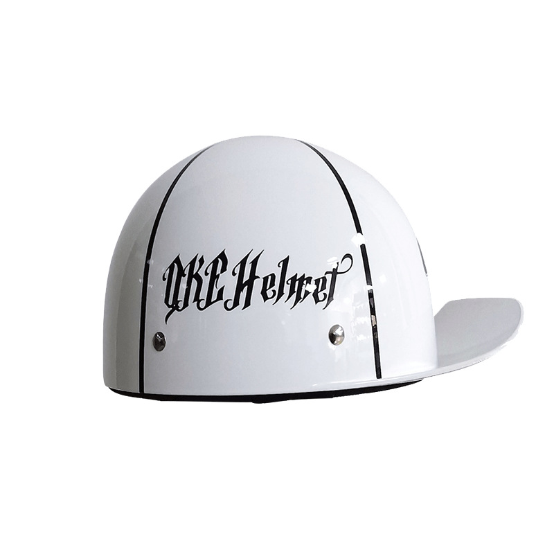 008-068 Casco de motocicleta de invierno personalizado para hombres y mujeres, casco completo de motocicleta de caballero de cuatro estaciones