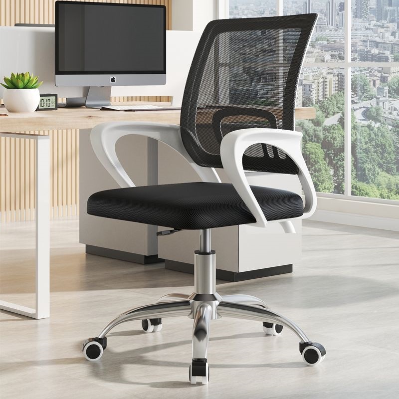 silla de oficina personal de oficina silla de computadora giratoria silla de conferencia simple tela de malla elevación cómoda silla de estudio dormitorio image 17