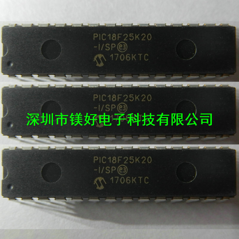 微控制器 PIC18F25K20-I-SP电子原件全线配套