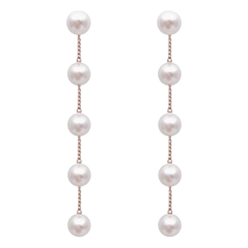 @Oferta Especial@ Pendientes de perlas estilo influencer de moda coreana, inspirados en Instagram, con cadena larga y borlas, venta al por mayor