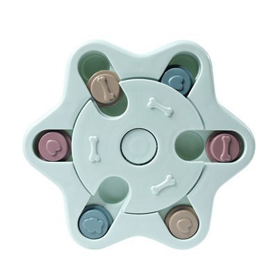 Amazon nuevo juego de puzzle para perros alimentador anti-asfixia entrenamiento tazón de comida lenta tazón para perros tazón para perros artículos de mascotas